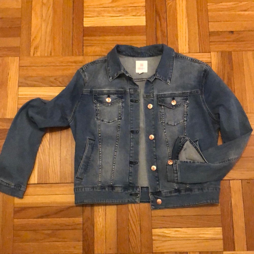Lularoe jean jacket size large